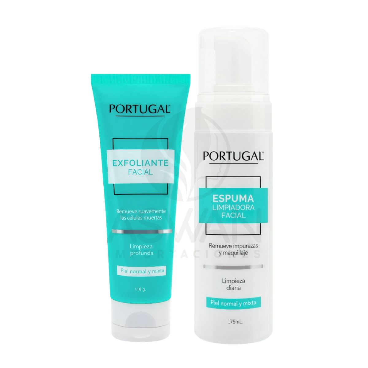 GENERICO - Pack Espuma Facial 175 ml + Exfoliante 110 gr - PORTUGAL