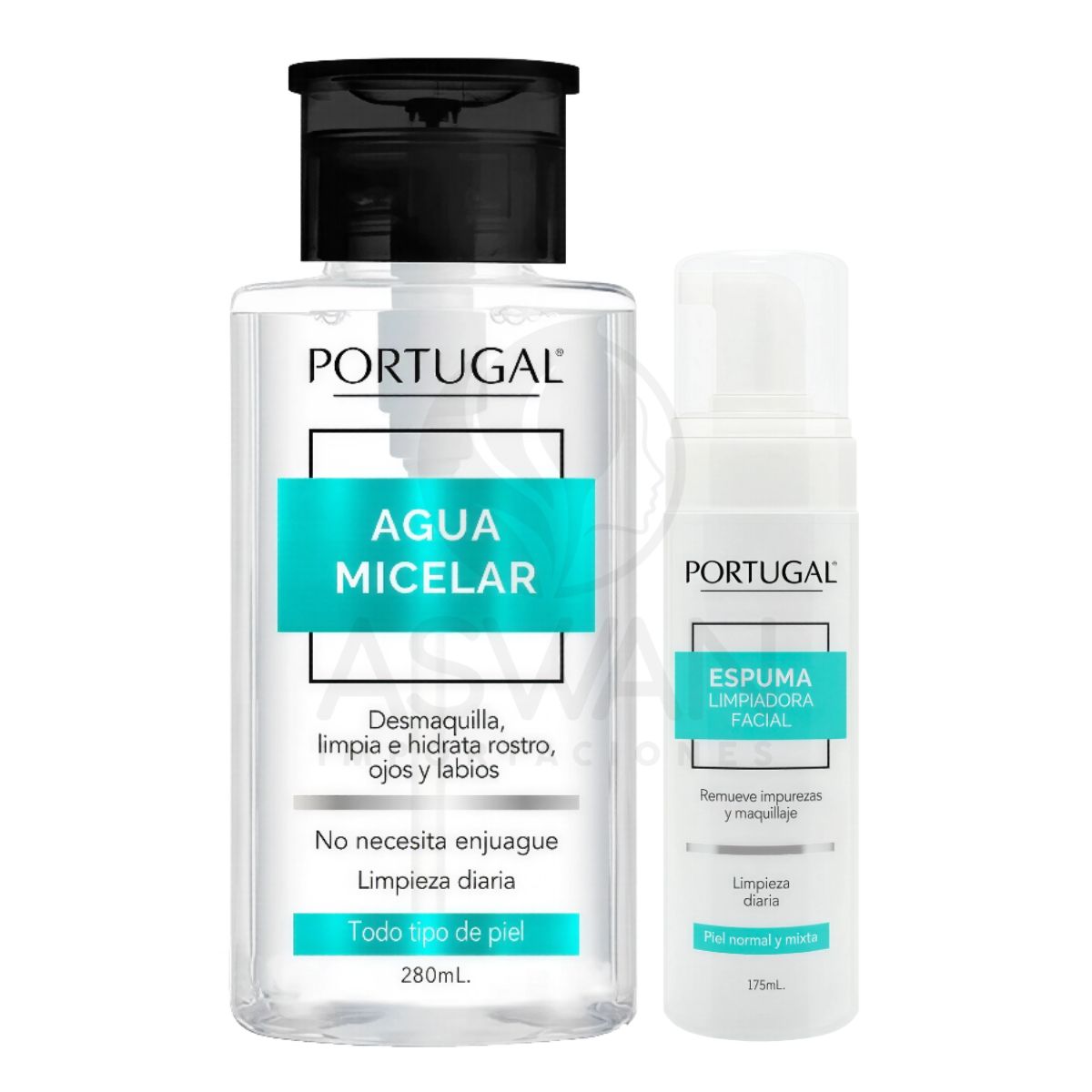 GENERICO - Pack Espuma Facial 175 ml + Agua Micelar 110 gr - PORTUGAL