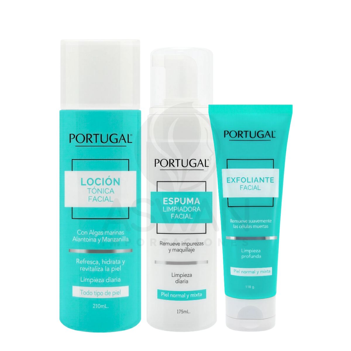 GENERICO - Pack Espuma + Exfoliante + Tónico Facial - PORTUGAL