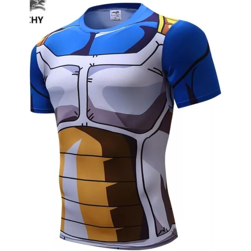 GENERICO - POLO COMPRESION DRAGON BALL VEGETA HALLOWEEN