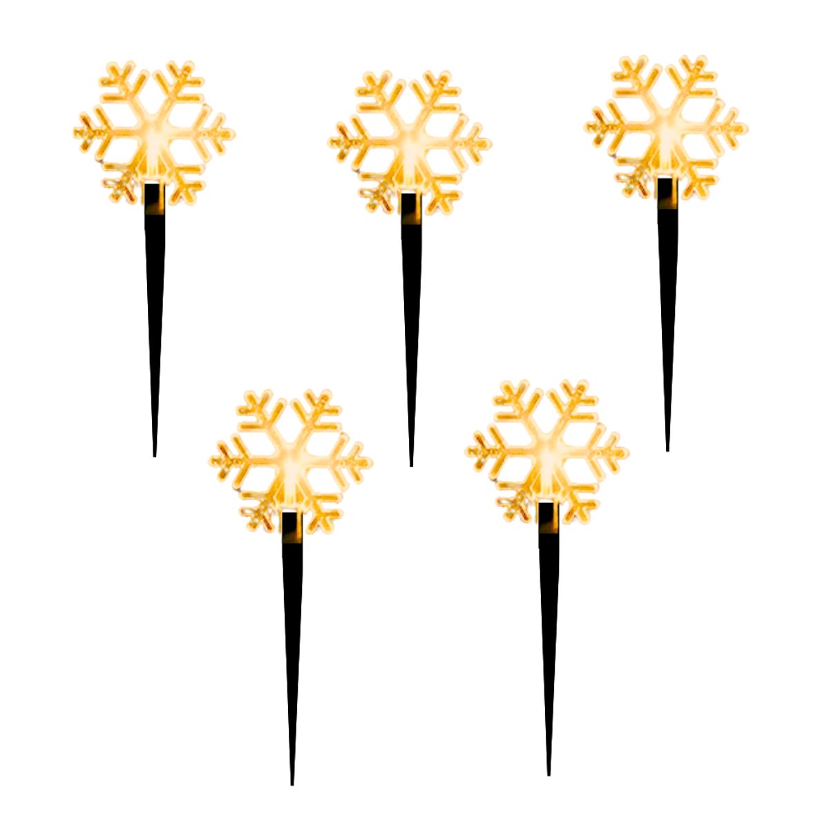 INSPIRA - Luces Copo de Nieve Impermeable para Jardín Decoración Navidad