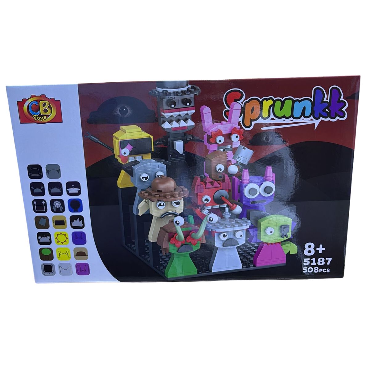 GENERICO - BLOQUES ARMABLES DE SPRUNKI X 508 PZS