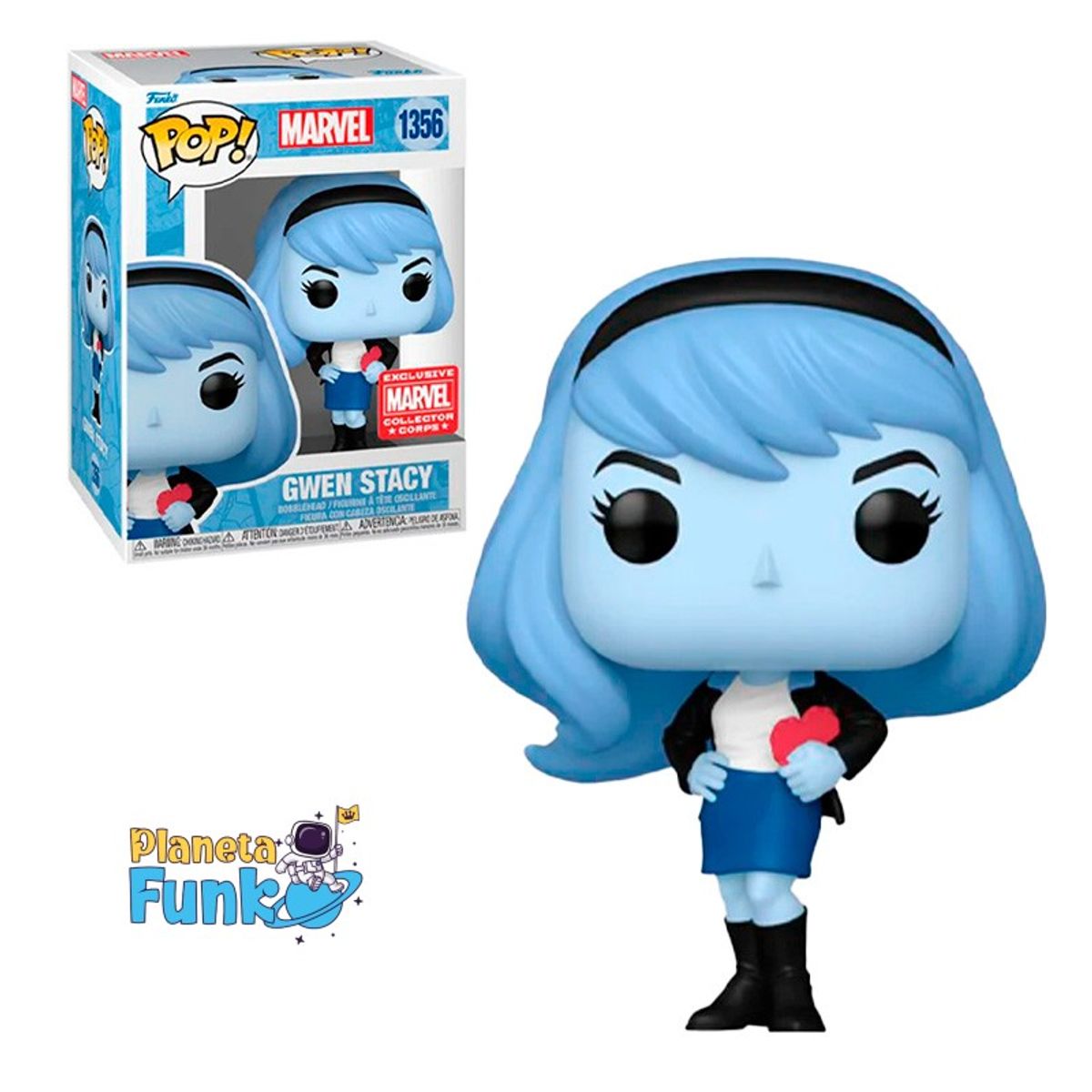 FUNKO - SPIDER MAN BLUE GWEN STACY FUNKO POP EXCLUSIVO 1356
