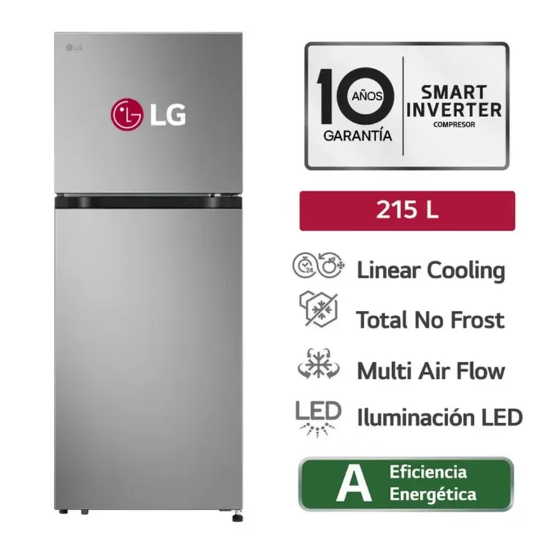 LG - Refrigeradora LG 215L VT22BPY sd Plateado