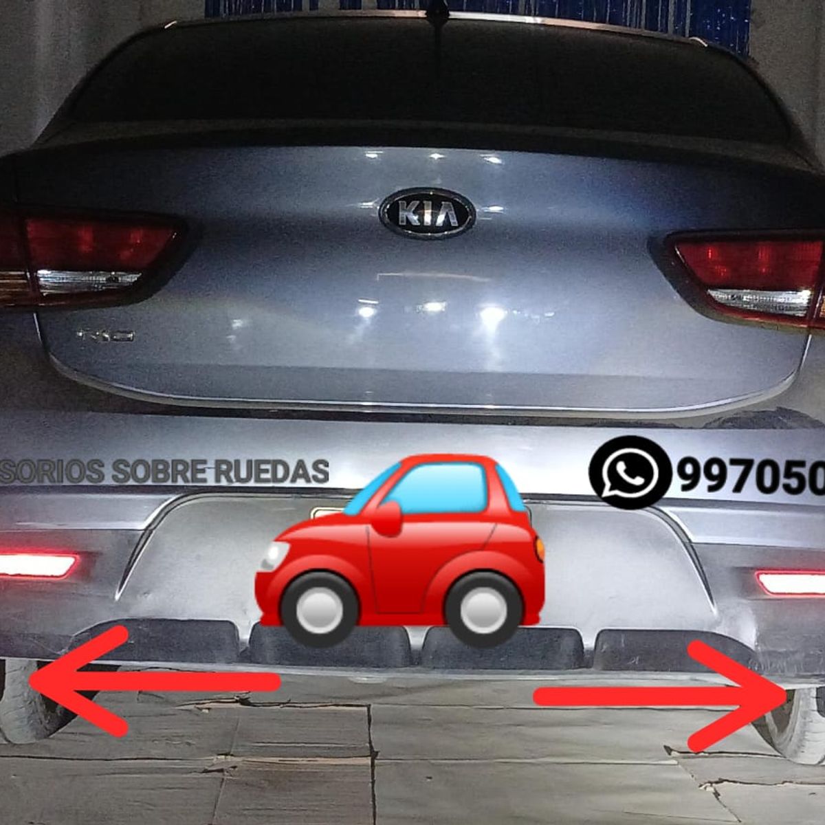 GENERICO - TAPABARRO IMPORTADO PARA KIA RIO