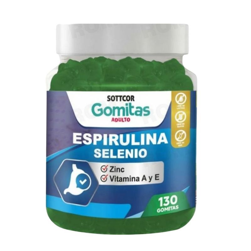 SOTTCOR LABS - GOMITAS ESPIRULINA SELENIO 130 UND SOTTCOR LABS