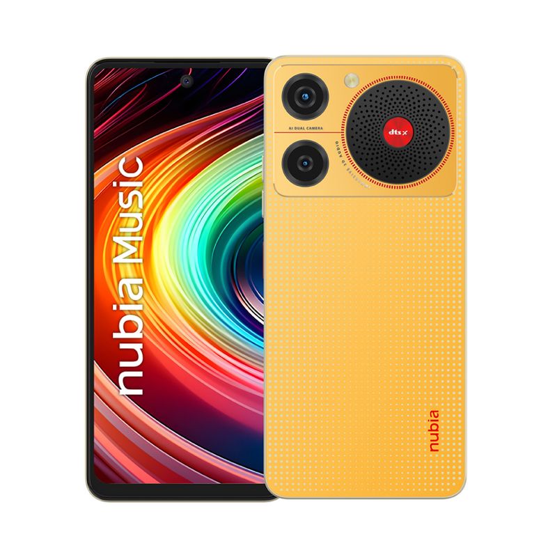 ZTE - Celular ZTE Nubia Music 128GB 4GB 50MP Orange