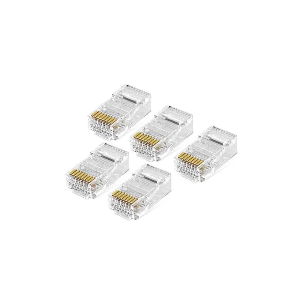 WESTOR - Conector Plug RJ45 Cat 5e WT-5020A-C x 100 Unidades