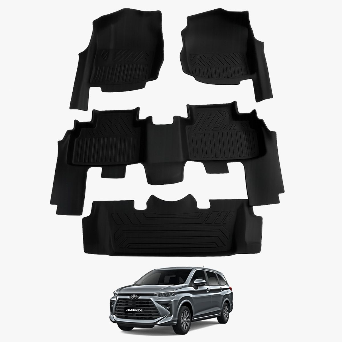 GENERICO - PISOS 7D PARA TOYOTA AVANZA 2024+