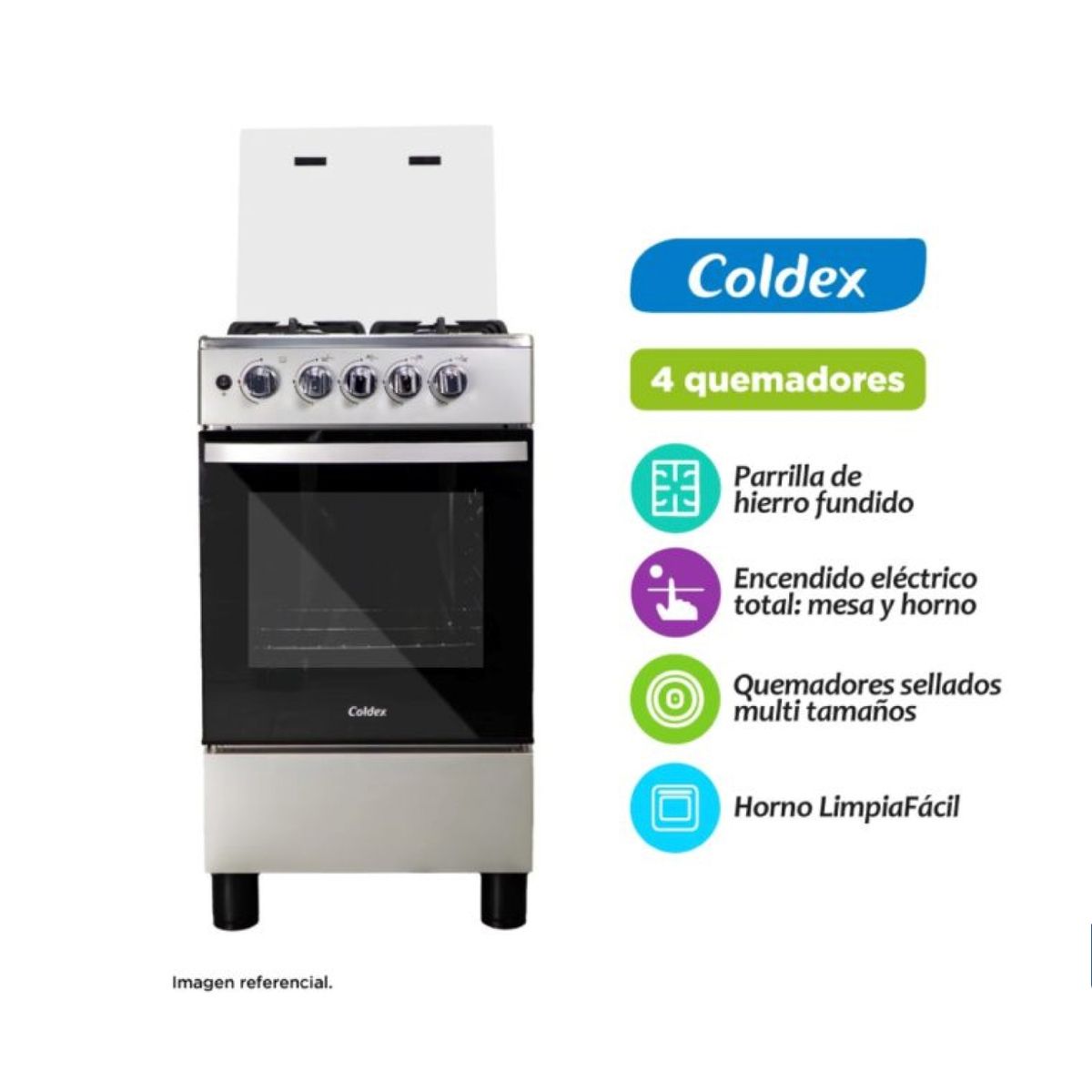COLDEX - COCINA A GAS CX505PLUS