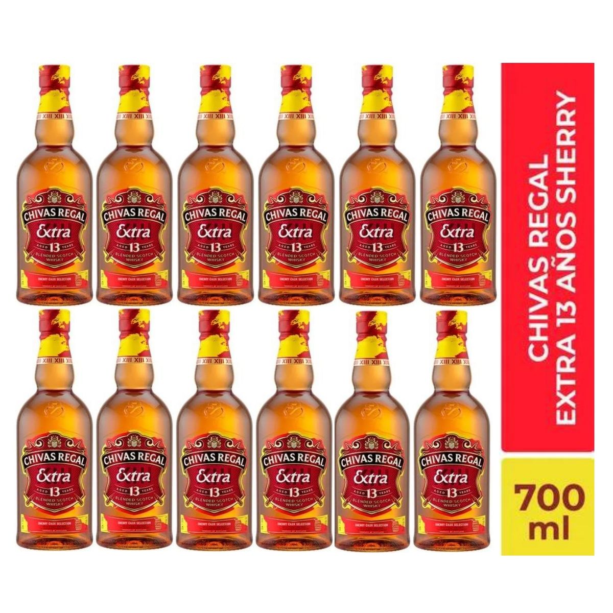 CHIVAS REGAL - Whisky Chivas Regal 13 años 700ml - 12 und