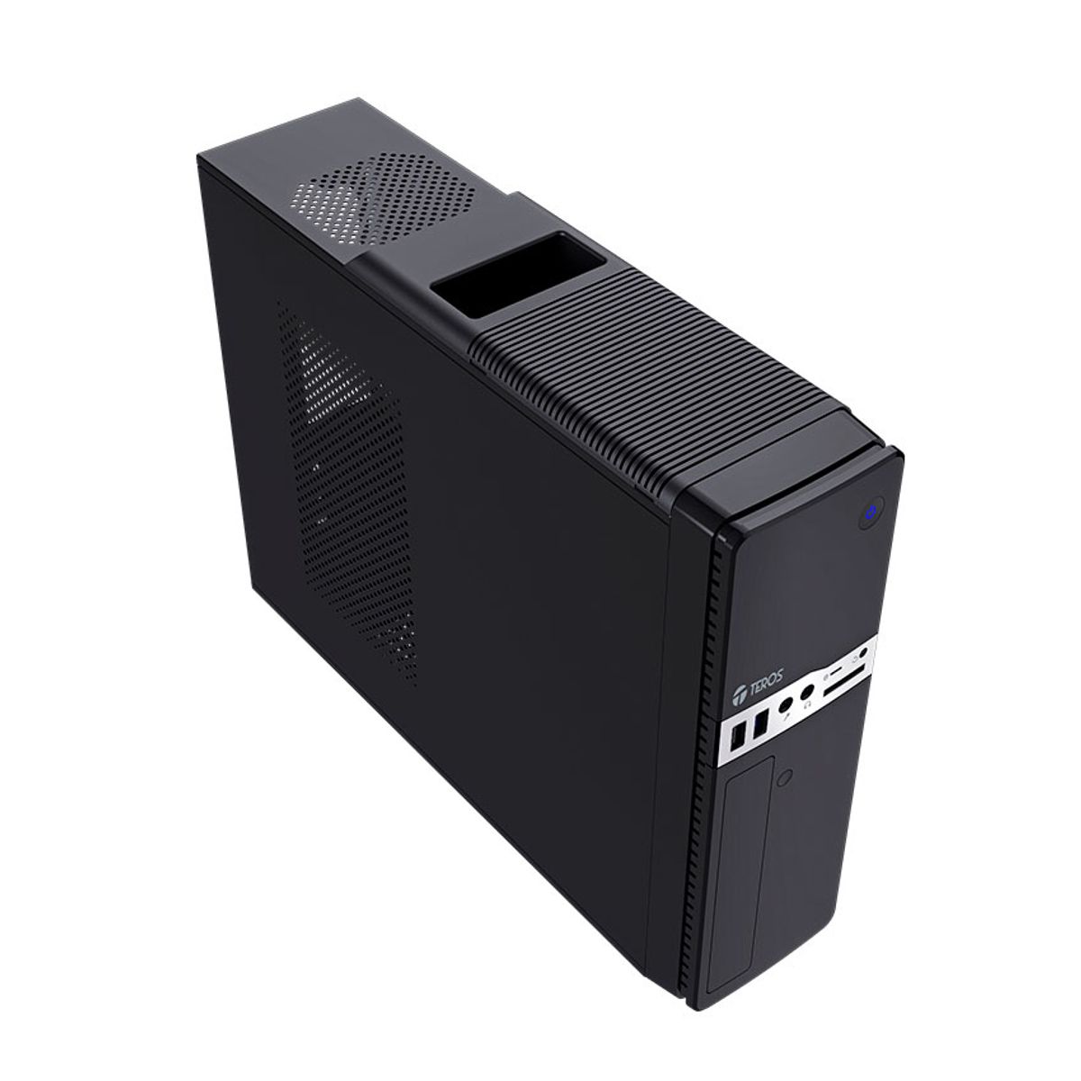 TEROS - Case TEROS TE-1032S Slim con Fuente 250W Negro