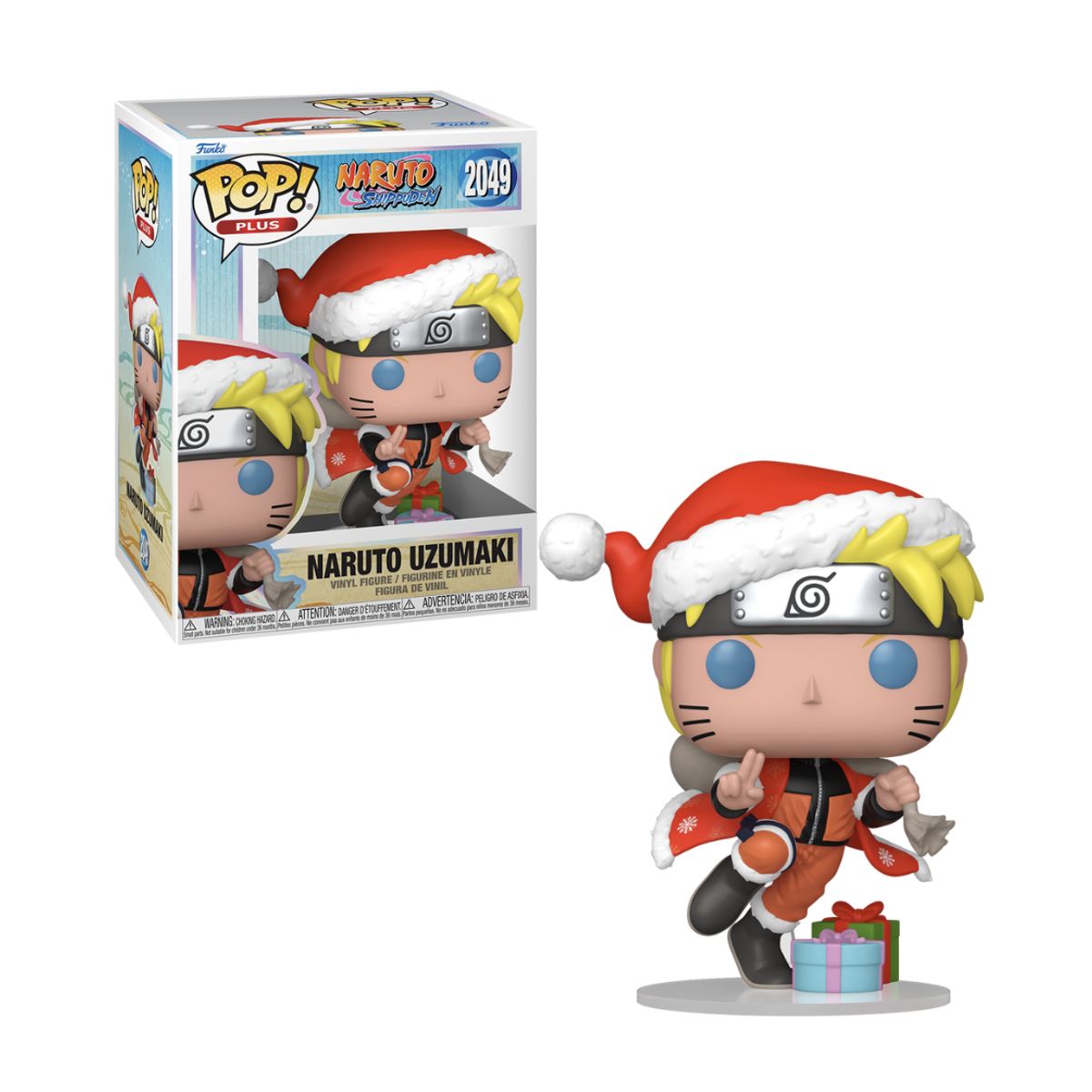 FUNKO - Naruto Navideño Funko Pop 2049 Exclusivo Plus