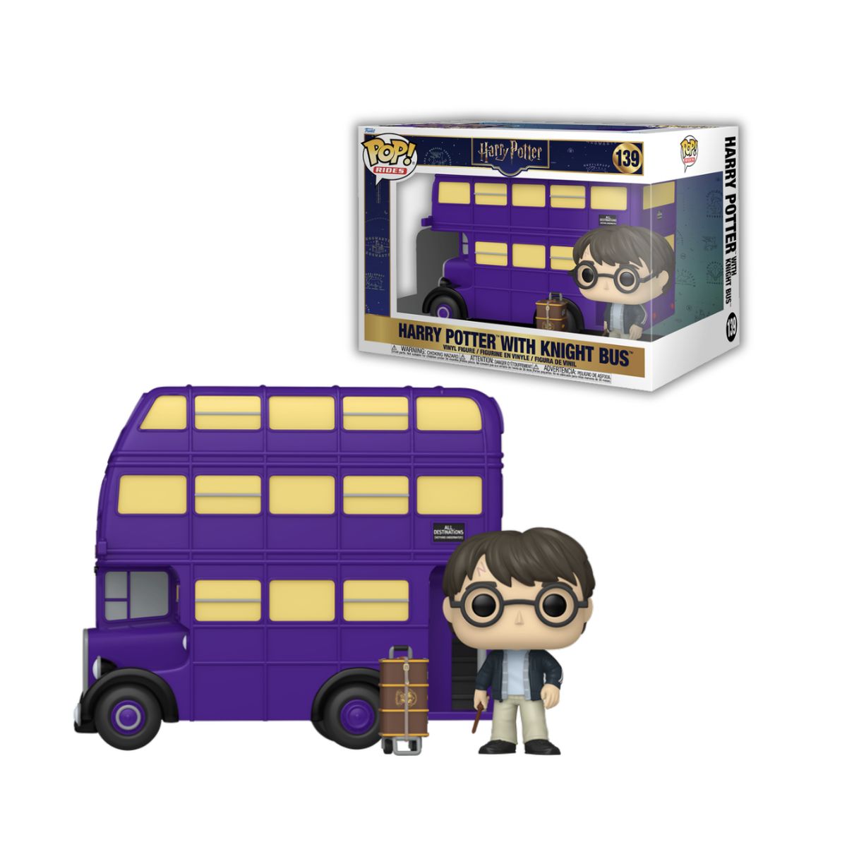 FUNKO - Harry Potter with Knight Bus Deluxe Funko Pop 139