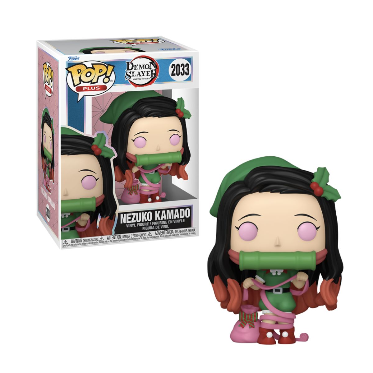 FUNKO - Nezuko Navideño Funko Pop 2033 Demon Slayer Plus