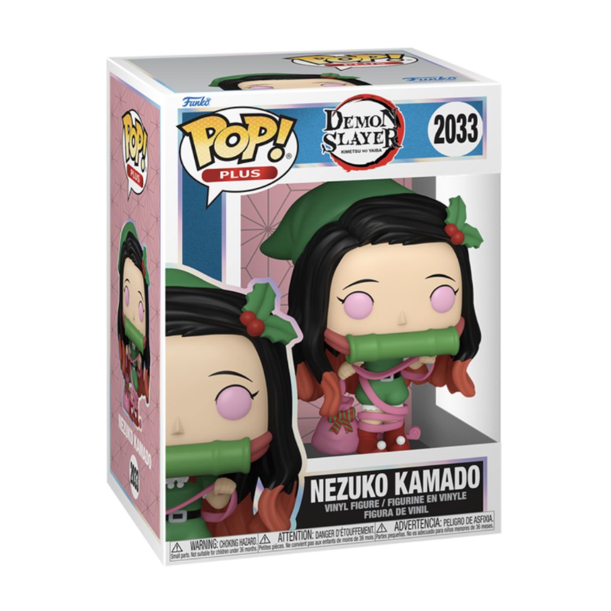 FUNKO - Nezuko Navideño Funko Pop 2033 Demon Slayer Plus