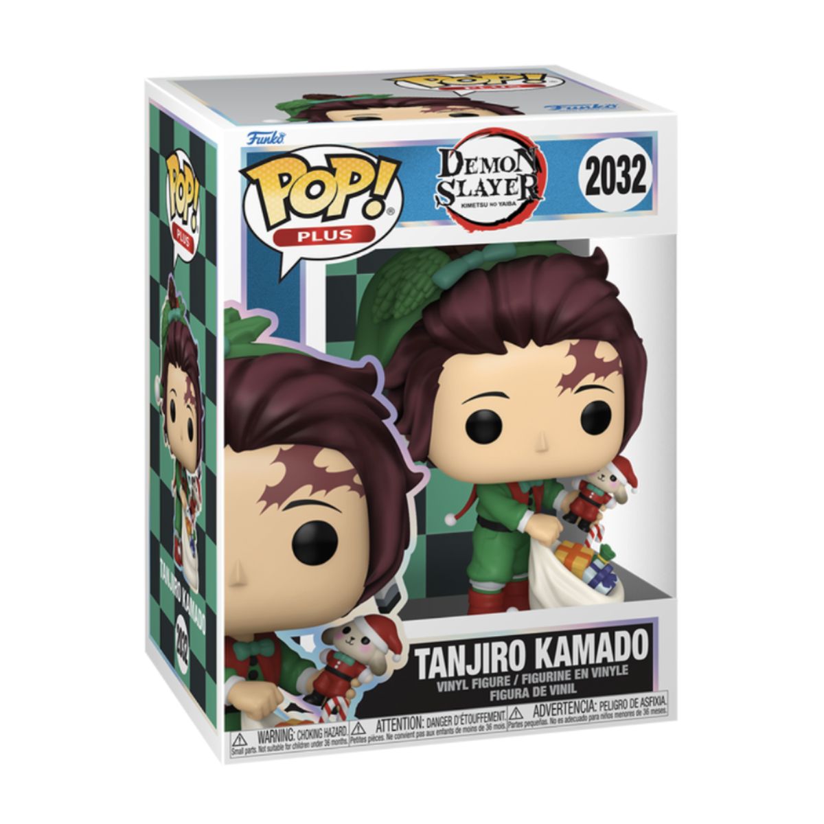 FUNKO - Tanjiro Navideño Funko Pop 2032 Demon Slayer Plus