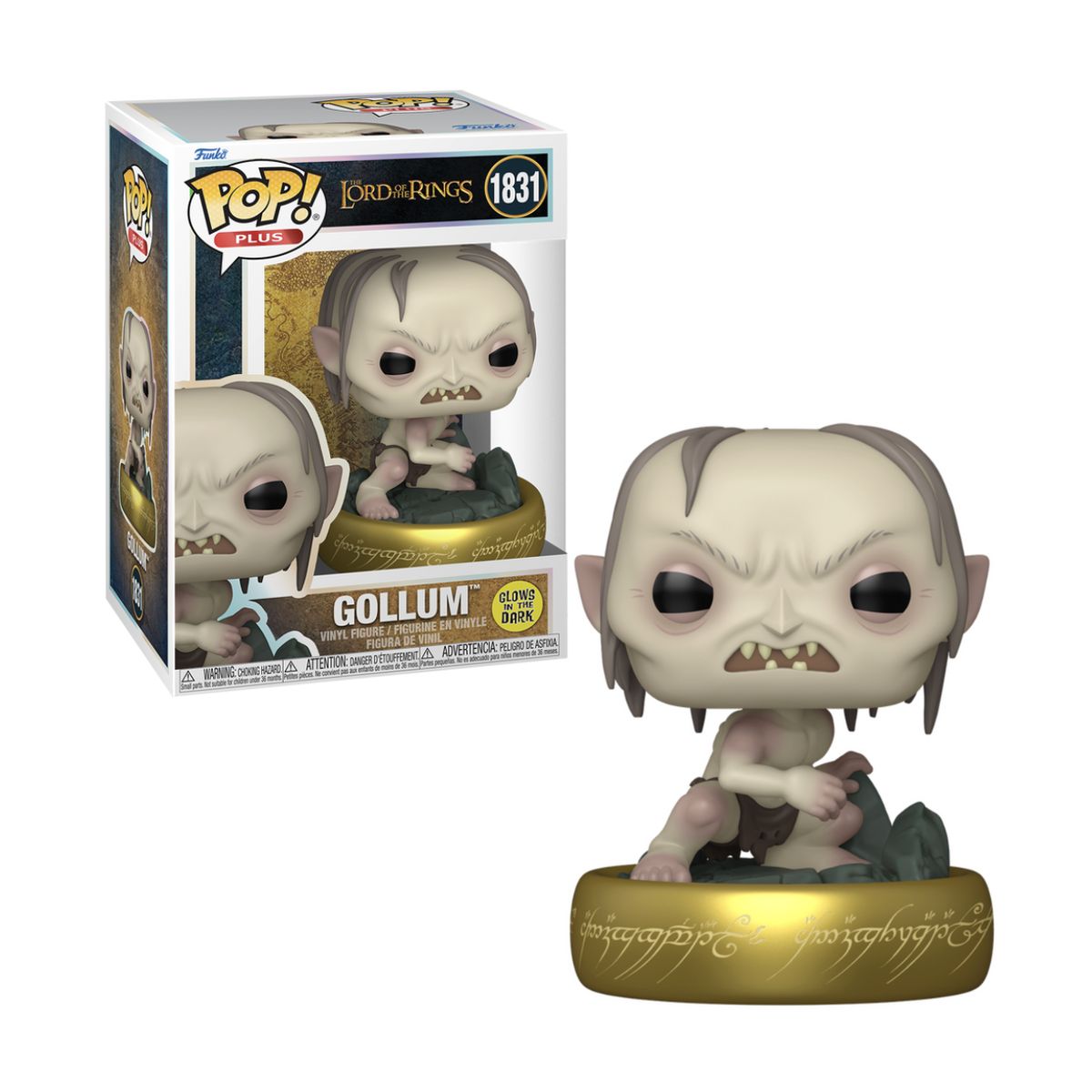 FUNKO - Gollum Glow in the Dark Funko Pop 1831 LOTR