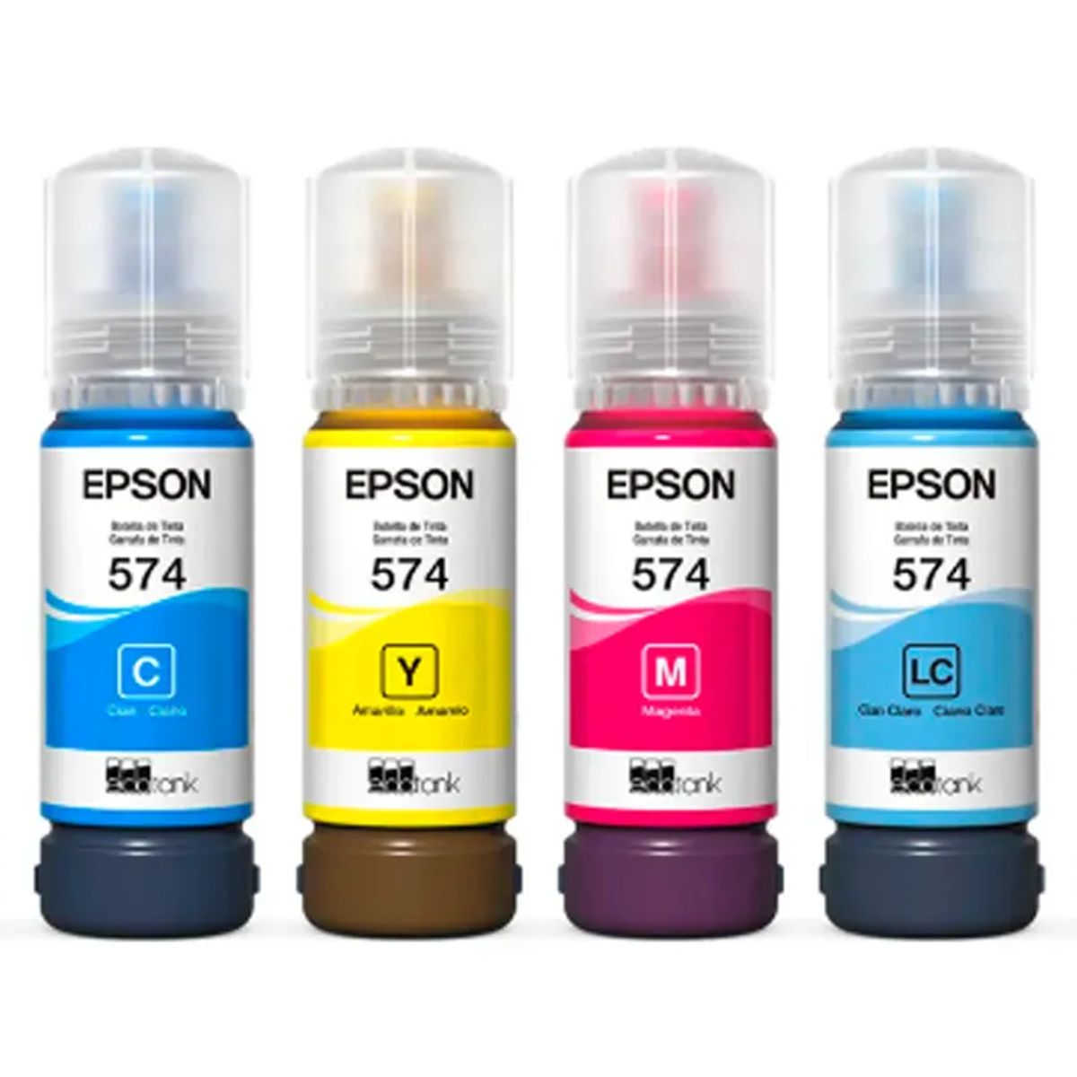 EPSON - Kit x 6 Tintas ORIGINALES Epson 574 para L8050 L18050