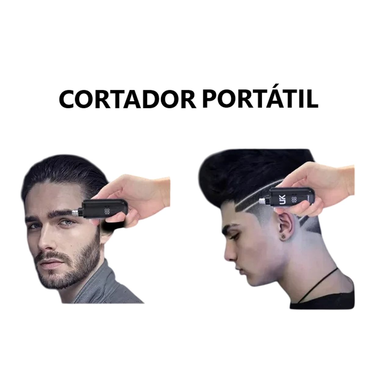 GENERICO - Recortador eléctrico portátil para nariz y cabello  NARANJA