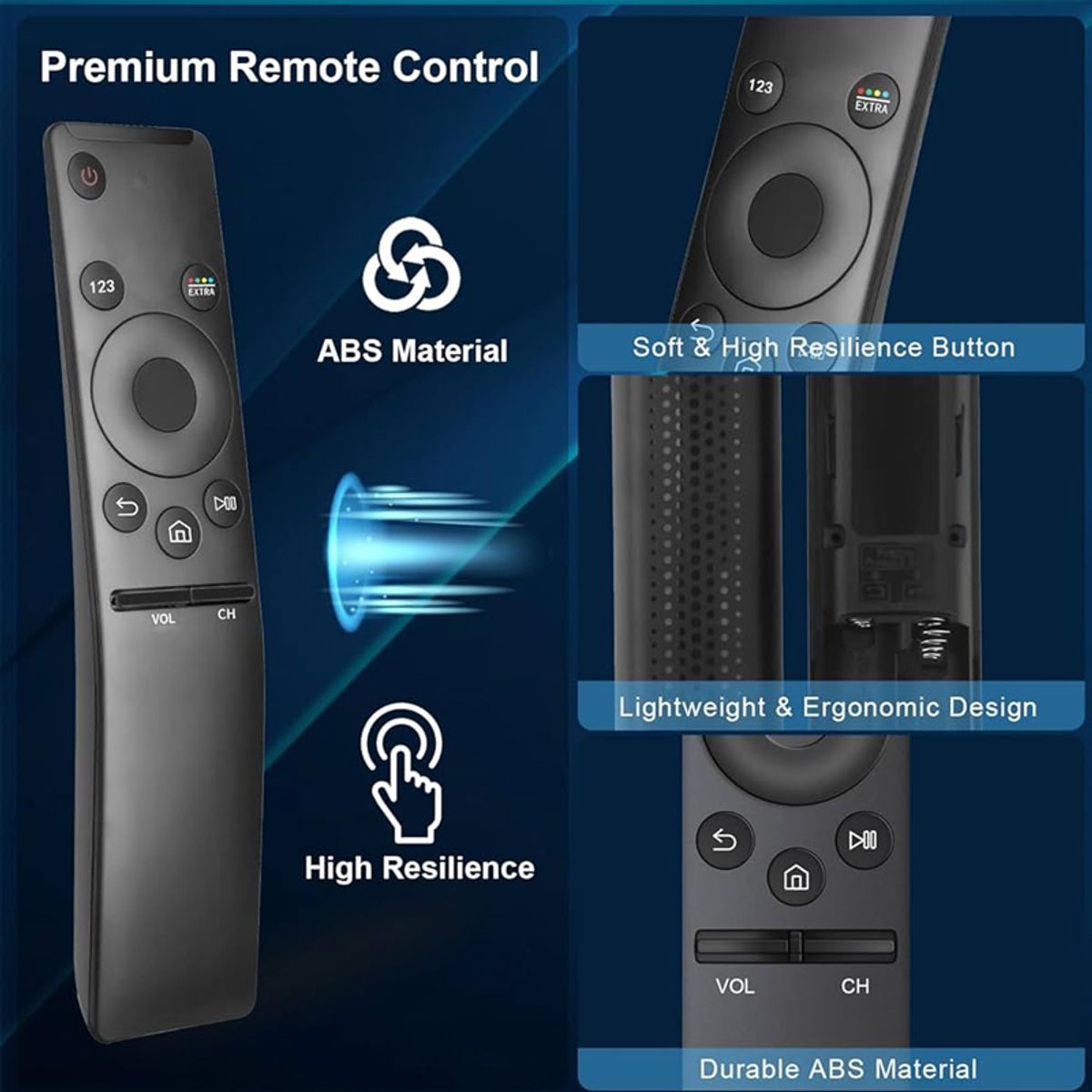 GENERICO - Control Remoto Para Tv Samsung Smart 4k