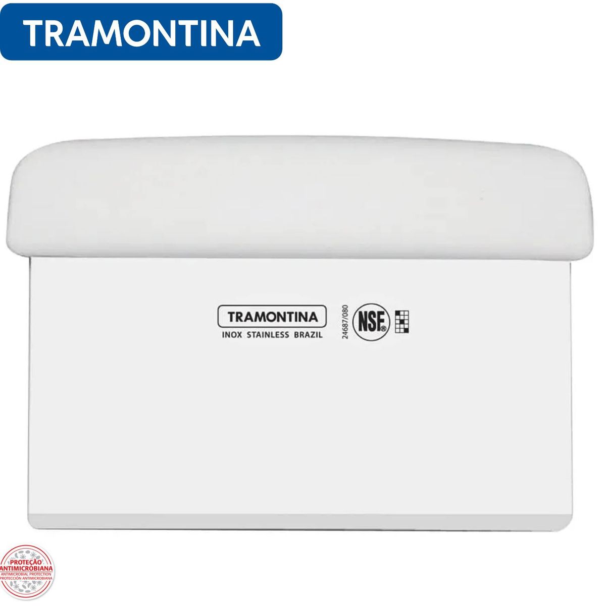 TRAMONTINA - Raspador Profesional Repostera Mango Blanco - Tramontina