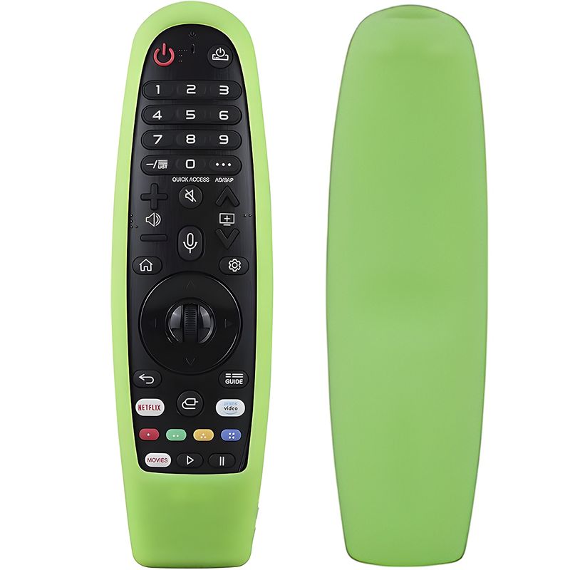 GENERICO - Control Remoto Smart Para Tv Lg Con Comando Por Voz+Funda Verde Neón