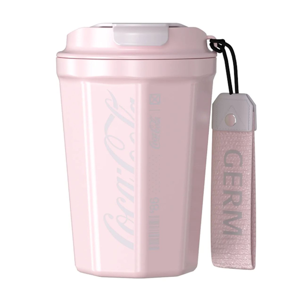 GERM - Termo Germ Rombo Coca Cola Rosa 390ml Acero Inoxidable