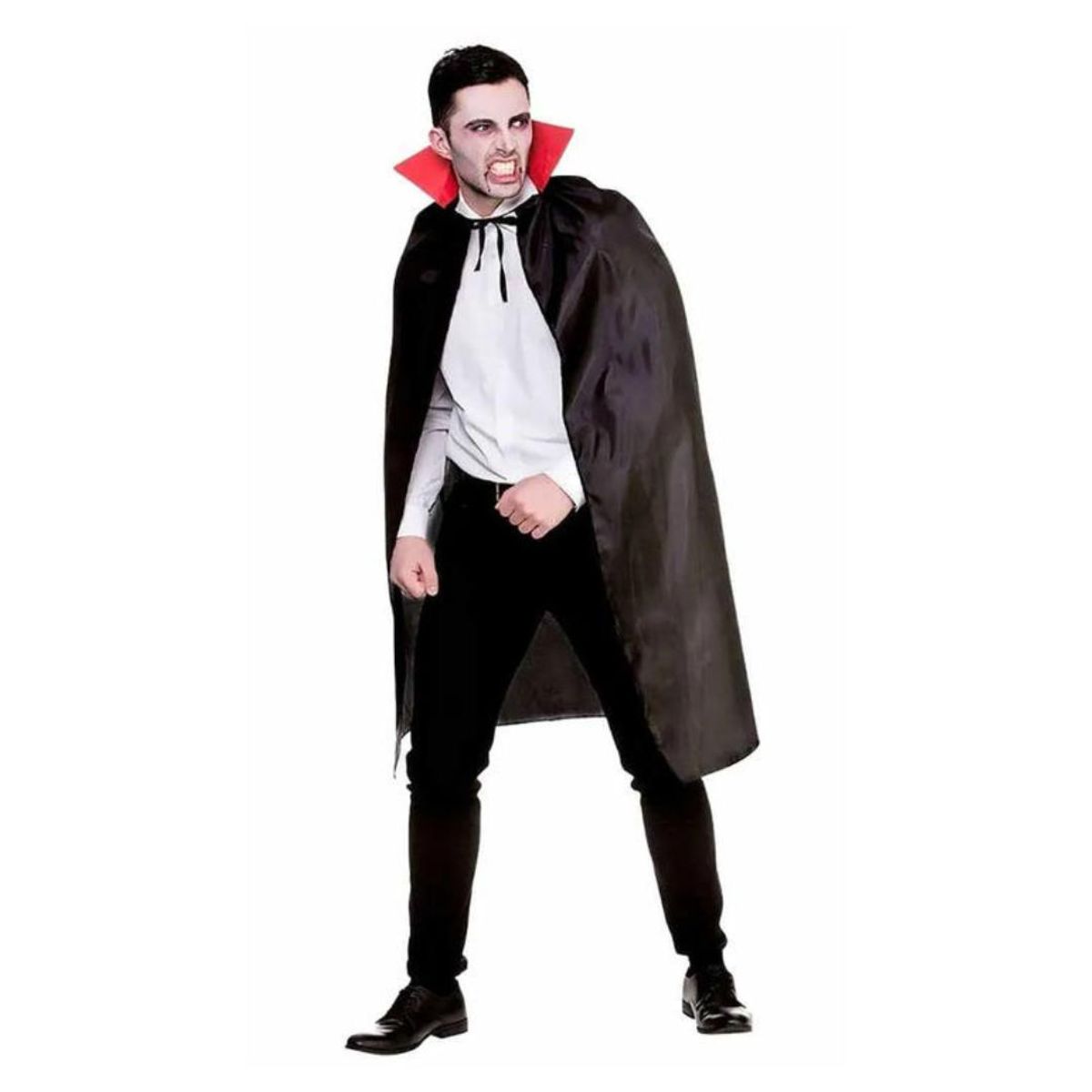 GENERICO - Capa disfraz vampiro Halloween talla M