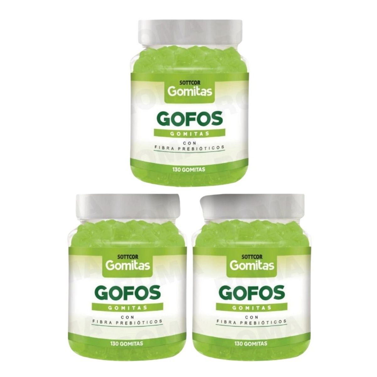 SOTTCOR LABS - PACK 3 GOMITAS GOFOS 390 UND SOTTCOR LABS