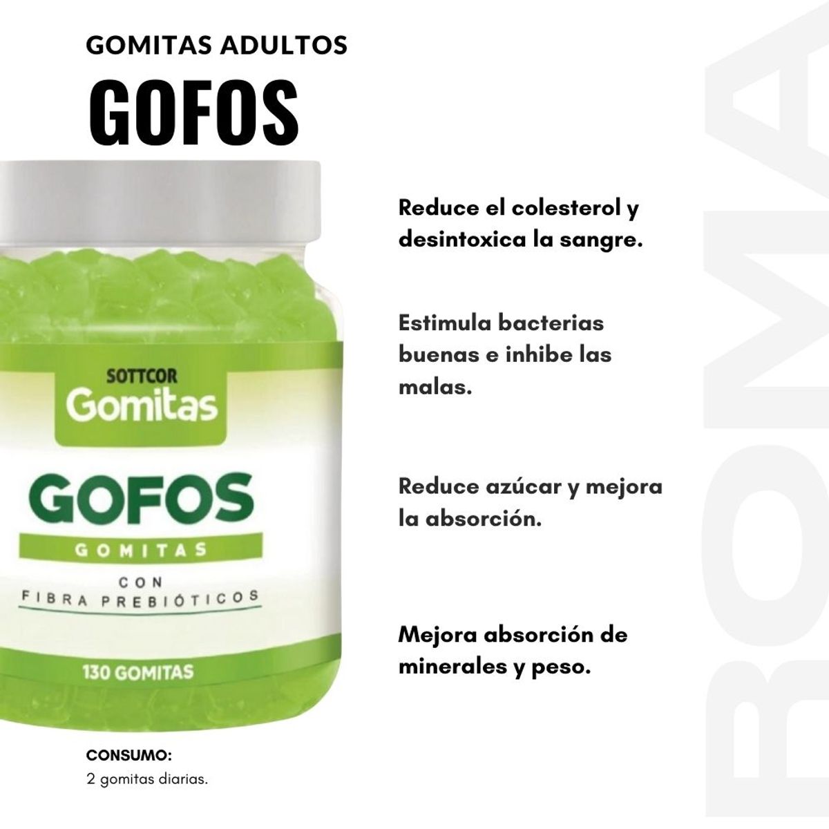 SOTTCOR LABS - PACK 3 GOMITAS GOFOS 390 UND SOTTCOR LABS