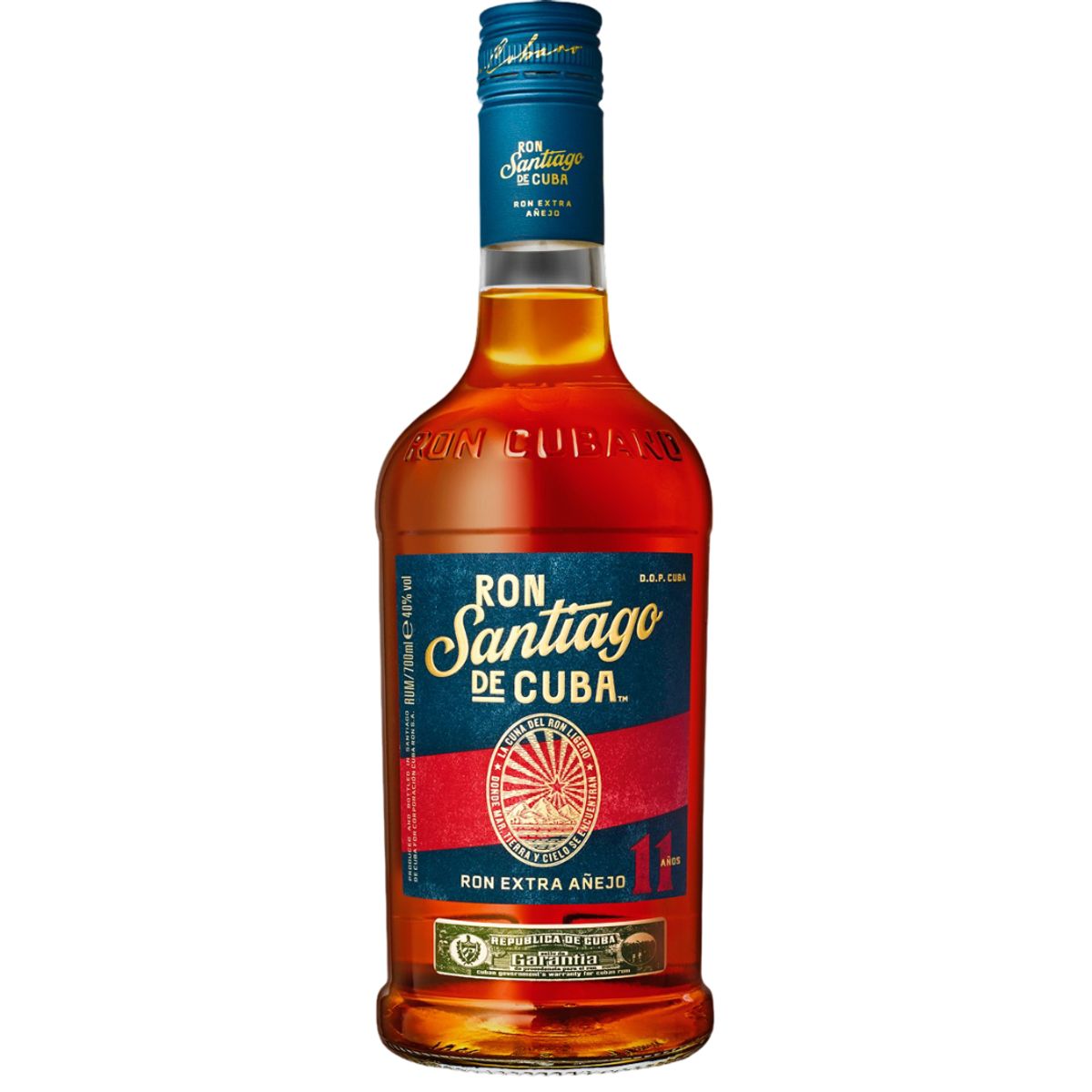 GENERICO - RON SANTIAGO DE CUBA 11 AÑOS EXTRA AÑEJO