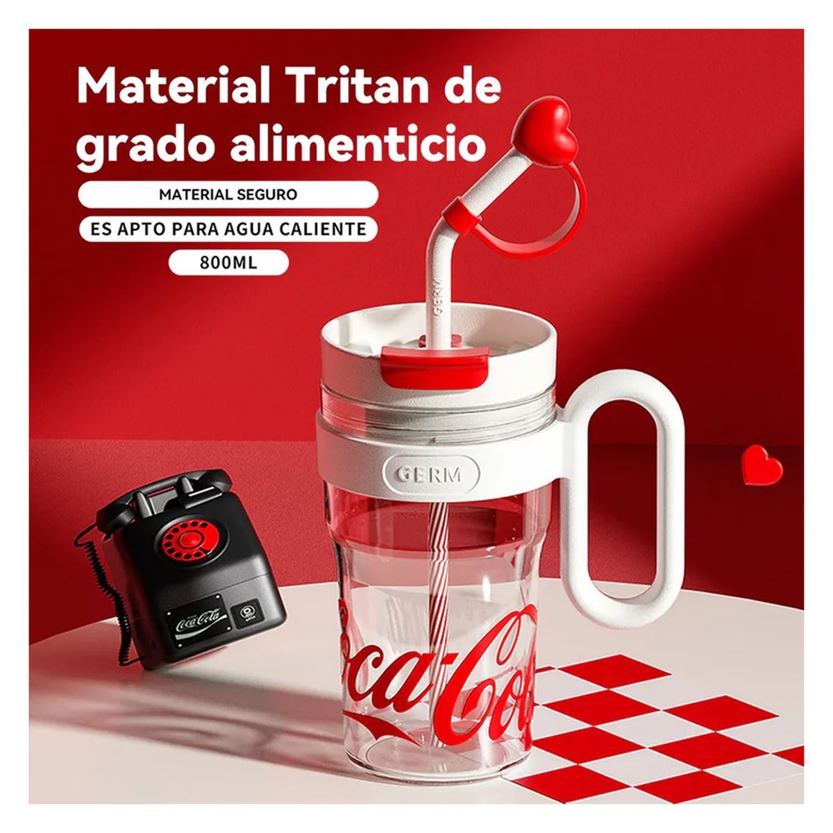 GERM - Tomatodo Germ Tritan Coca Cola Crema 800ml 27 Oz
