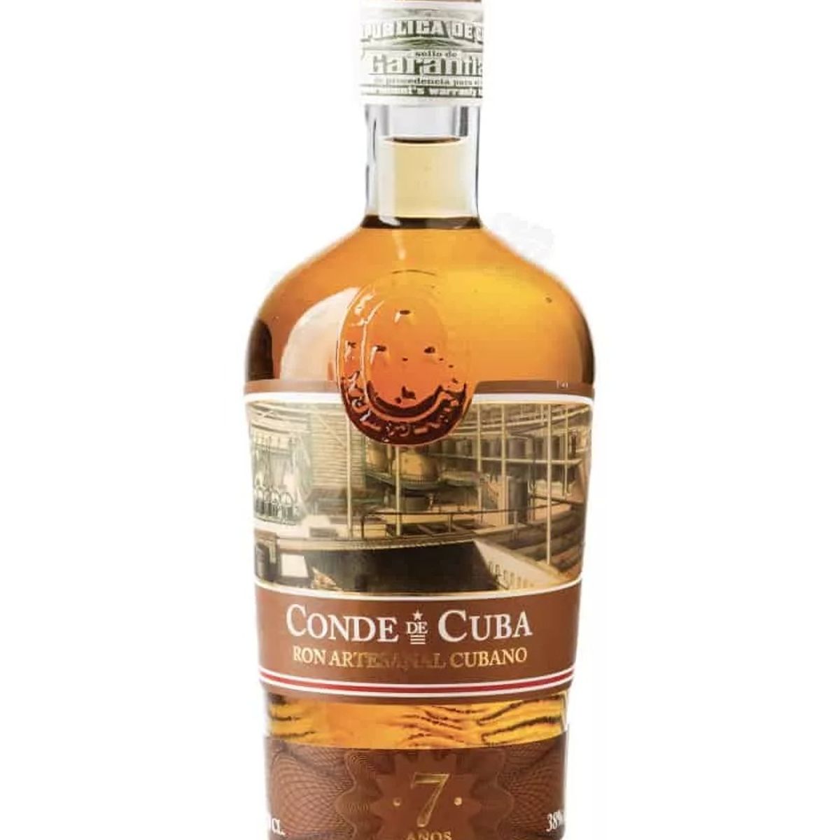 GENERICO - RON EXCLUSIVO EL CONDE DE CUBA 7 AÑOS