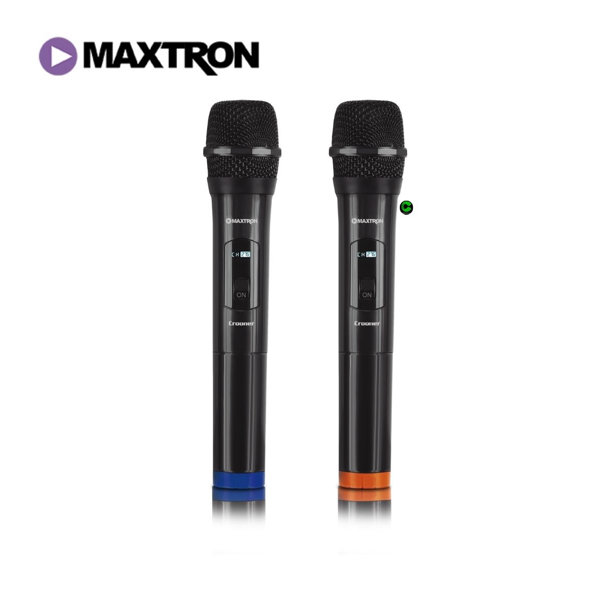 MAXTRON - Micrófono MAXTRON Modelo MX7258 Profesional 2 Inalámbrico