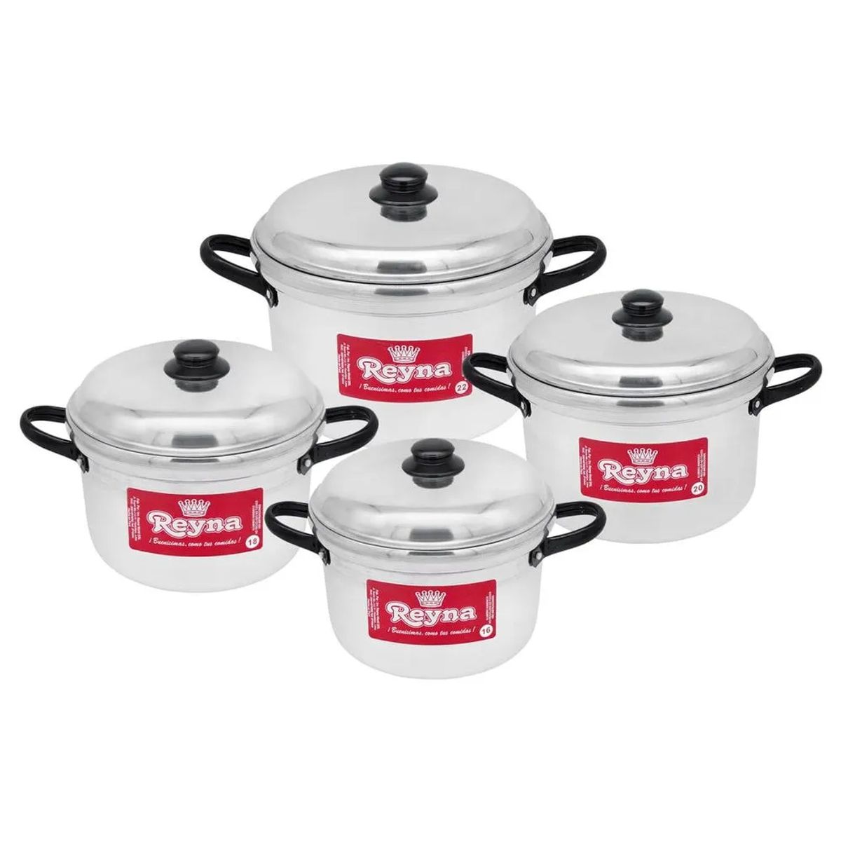 Reyna - Set Ollas x4 Pzas tencaje - Reyna