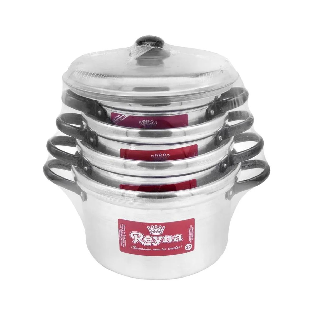 Reyna - Set Ollas x4 Pzas tencaje - Reyna