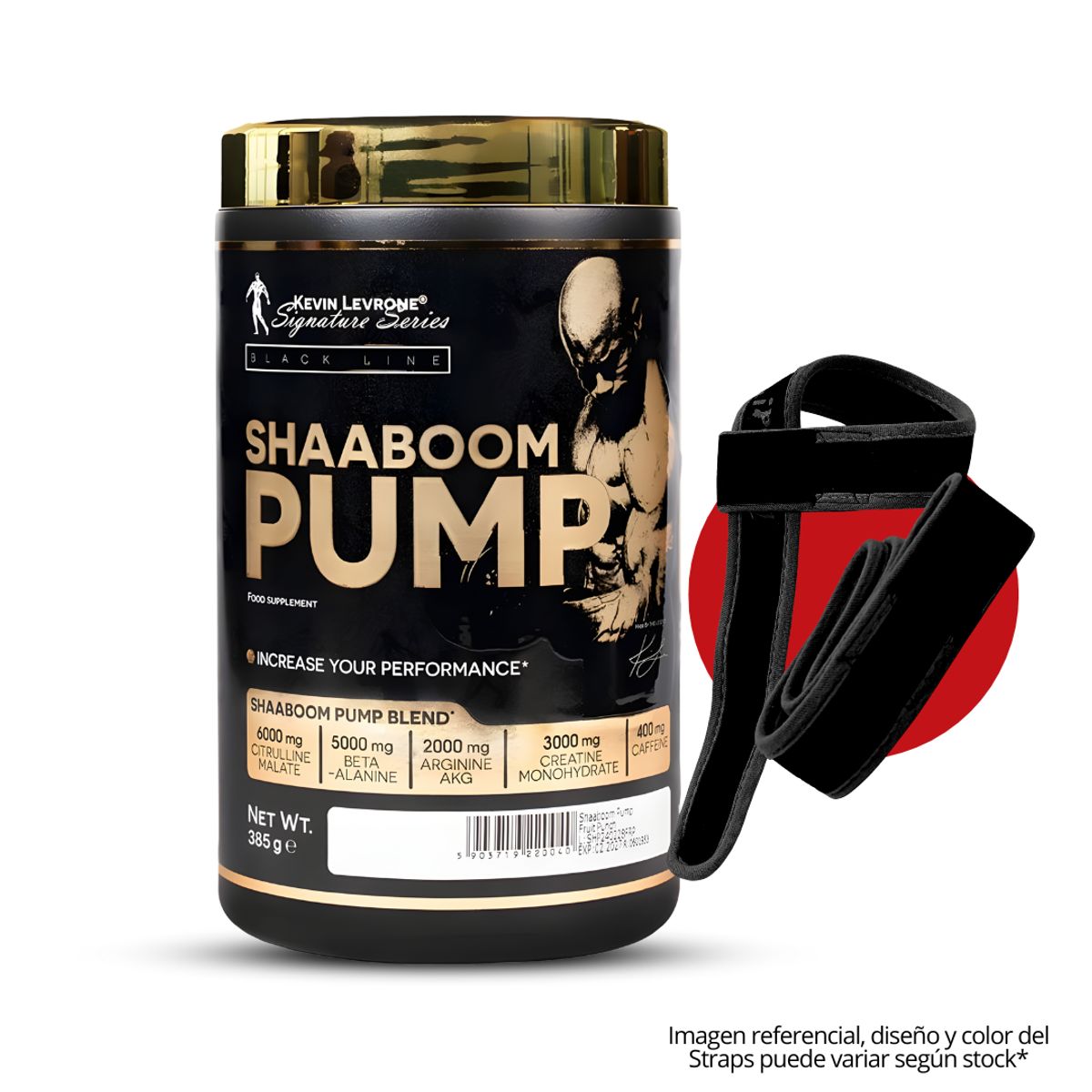 KEVIN LEVRONE - Shaaboom Pump 44 servicios Fruit Punch + Straps