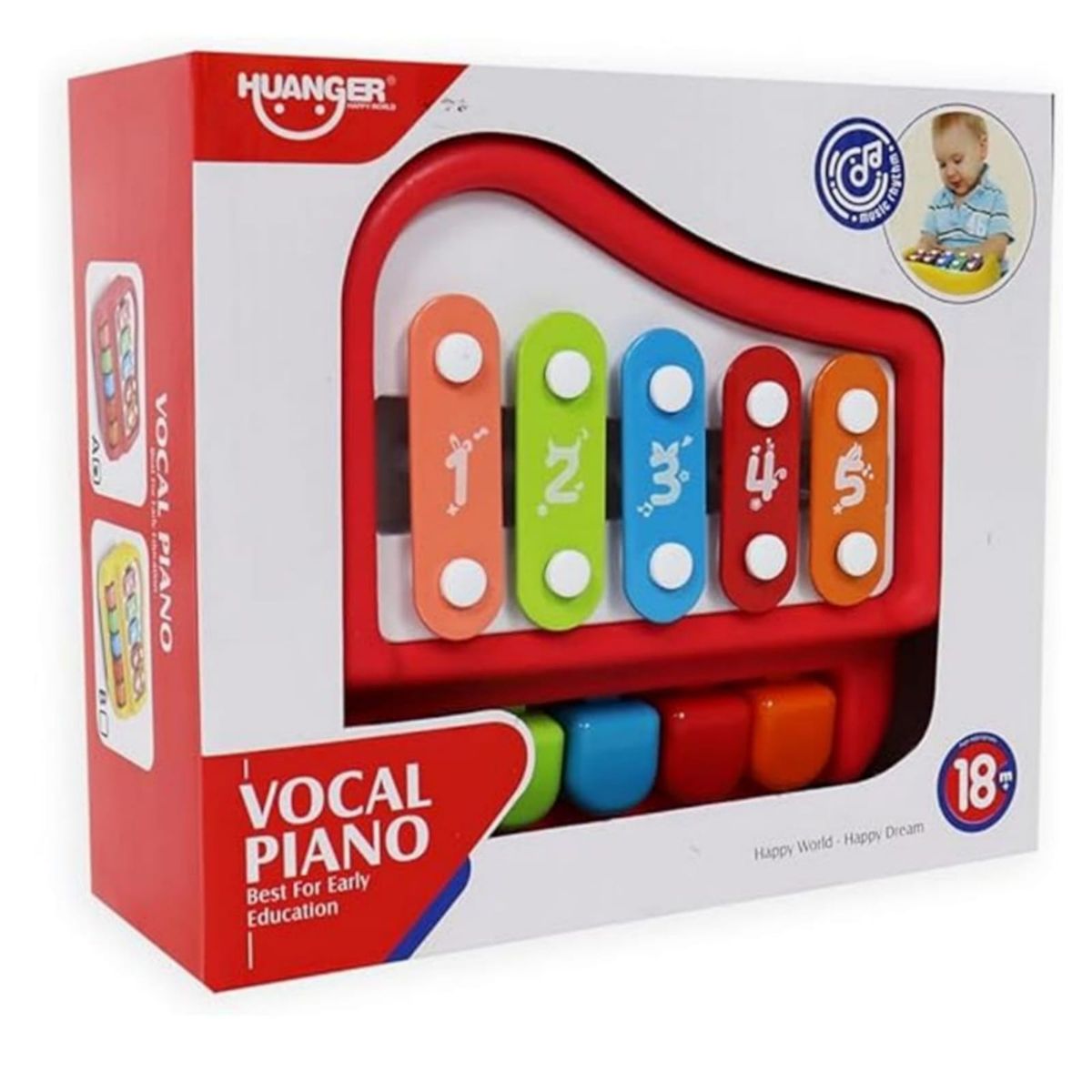 GENERICO - Juegos Teclas metálicas Piano xilófono HUANGER