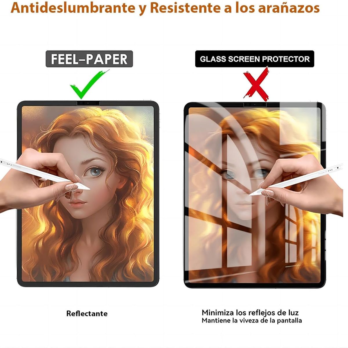 GENERICO - Protector de pantalla Textura Papel Para Samsung S6 LITE