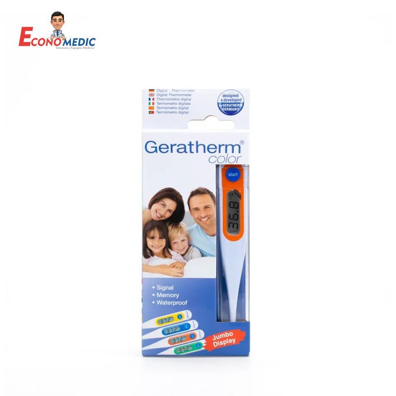 GENERICO - TERMOMETRO DIGITAL GERATHERM GT-131 NARANJA