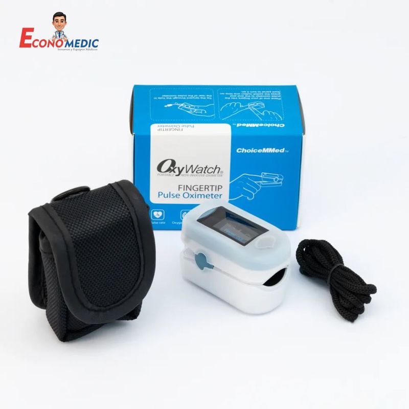 CHOICEMMED - OXIMETRO DE DEDO ADULTO KIT COMPLETO - CHOICEMMED