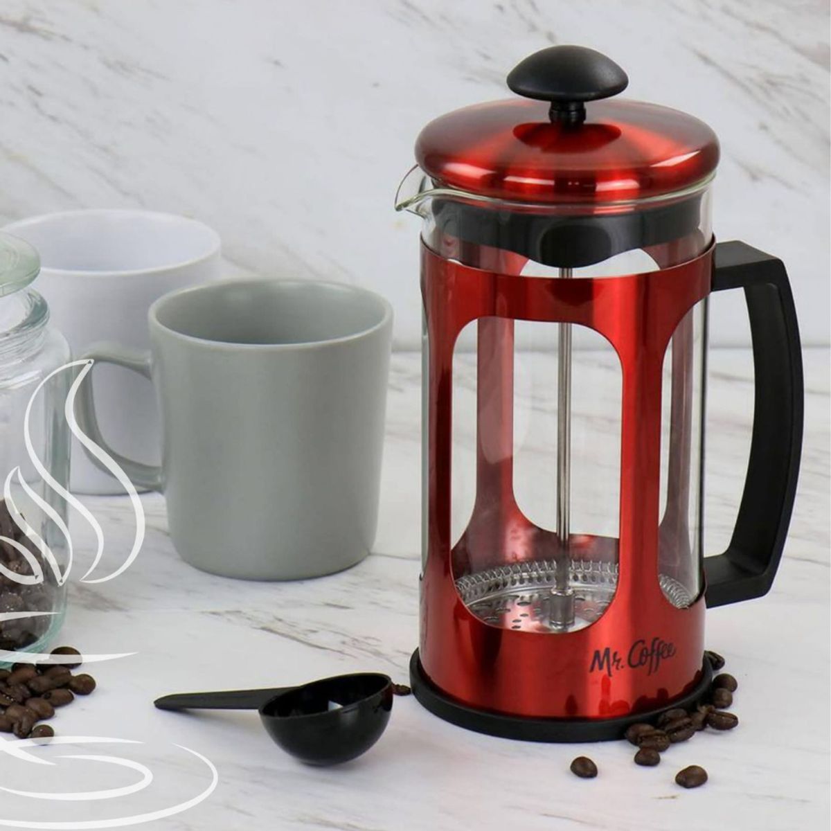 MR COFFEE - Cafetera Prensa Francesa Mr Coffee