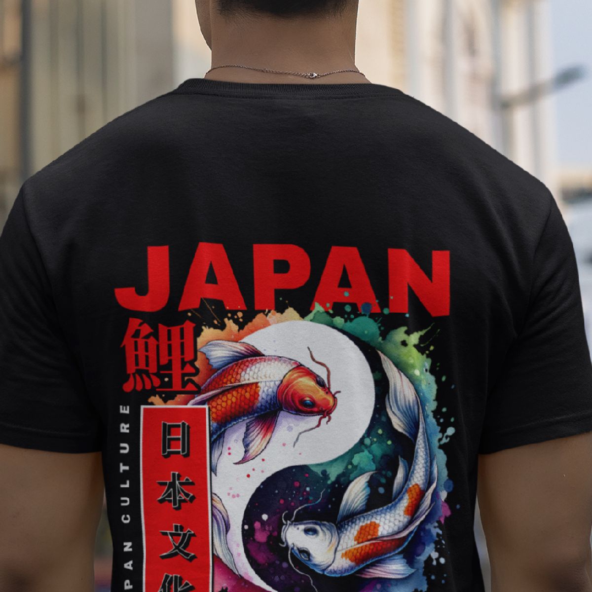 GENERICO - POLO BASICO URBANO JAPAN STREET COLLECTION - YIN YANG