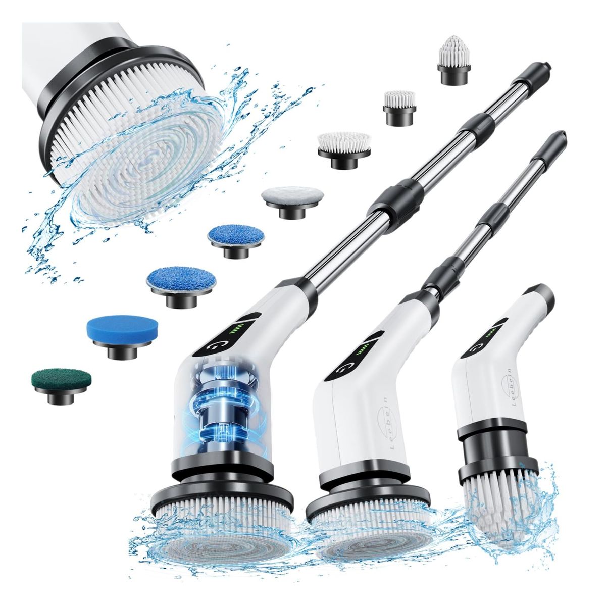 GENERICO - Cepillo de Limpieza Eléctrico Multifuncional 9 - 1