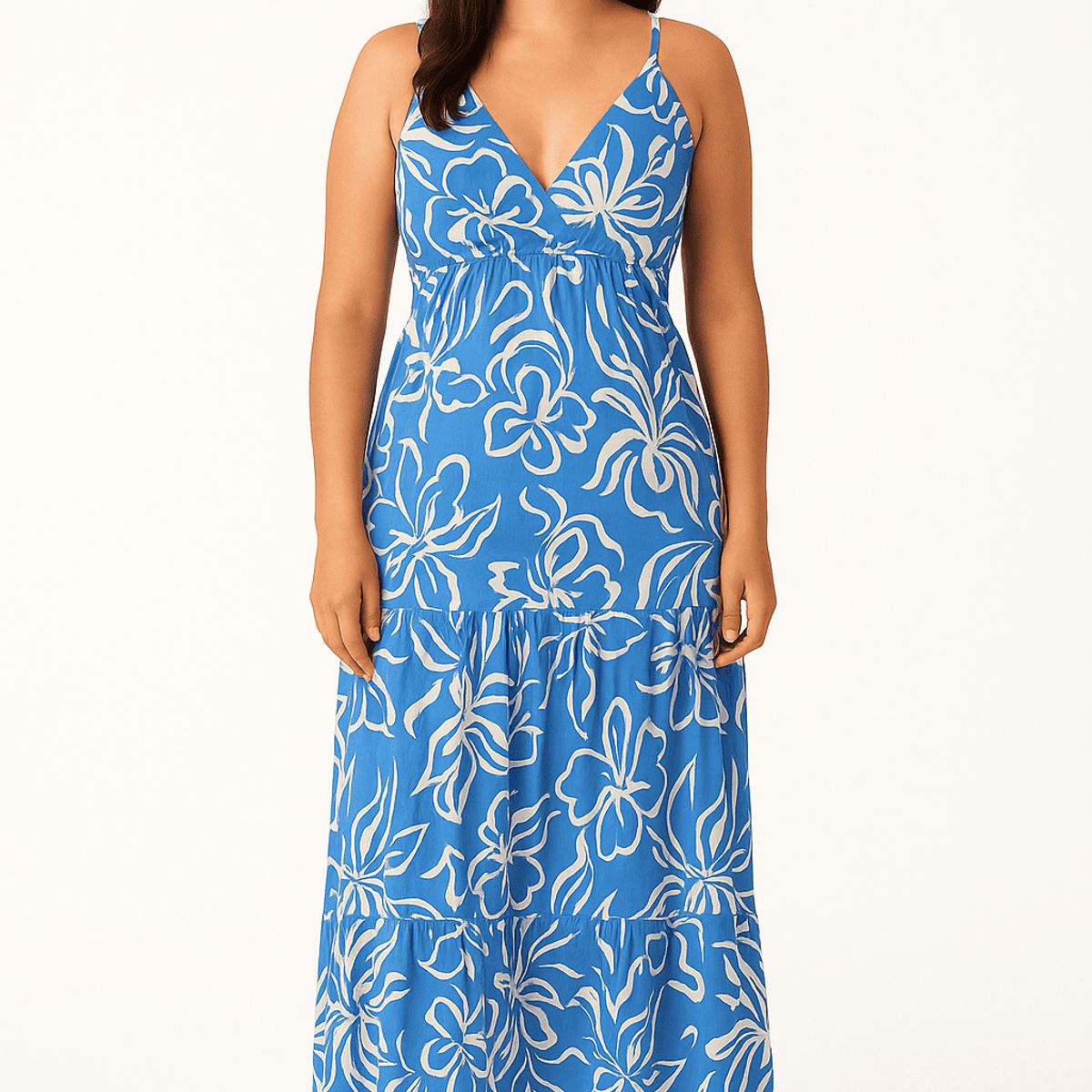 AMA OUTFITTERS - VESTIDO DE LINO ROMANTIC