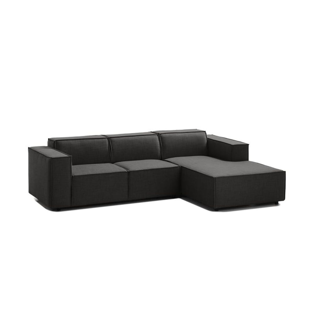 GENERICO - SECCIONAL CALIFORNIA CAMA-NEGRO +3 cojines regalo