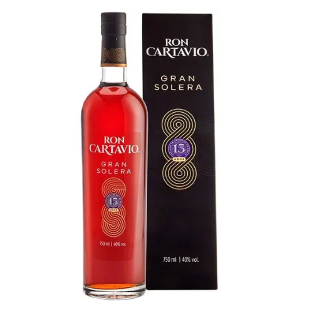 CARTAVIO - Ron CARTAVIO Gran Solera 15 años Botella 750ml