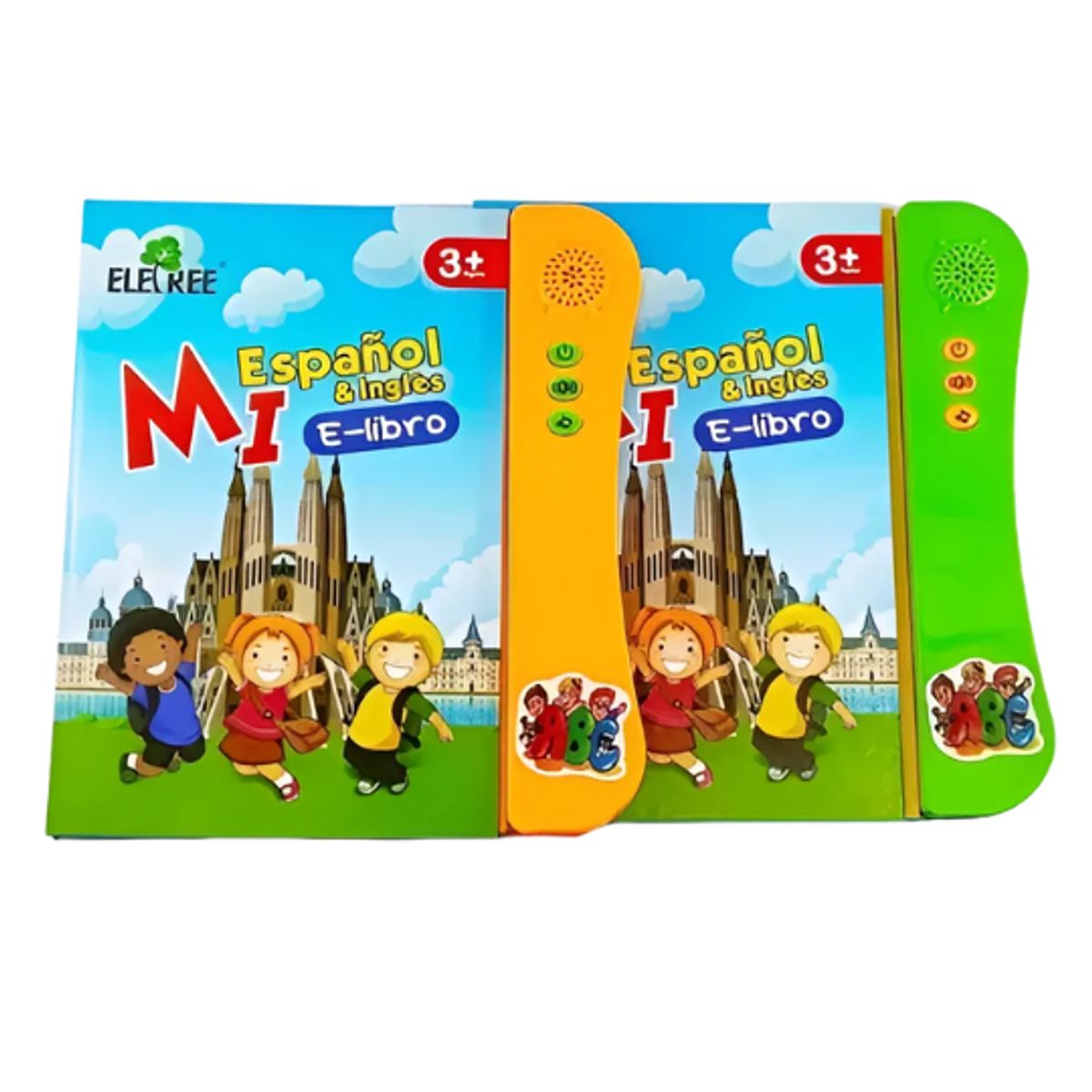 GENERICO - Juguete Libro Educativo  con Sonido en Español e Inglés