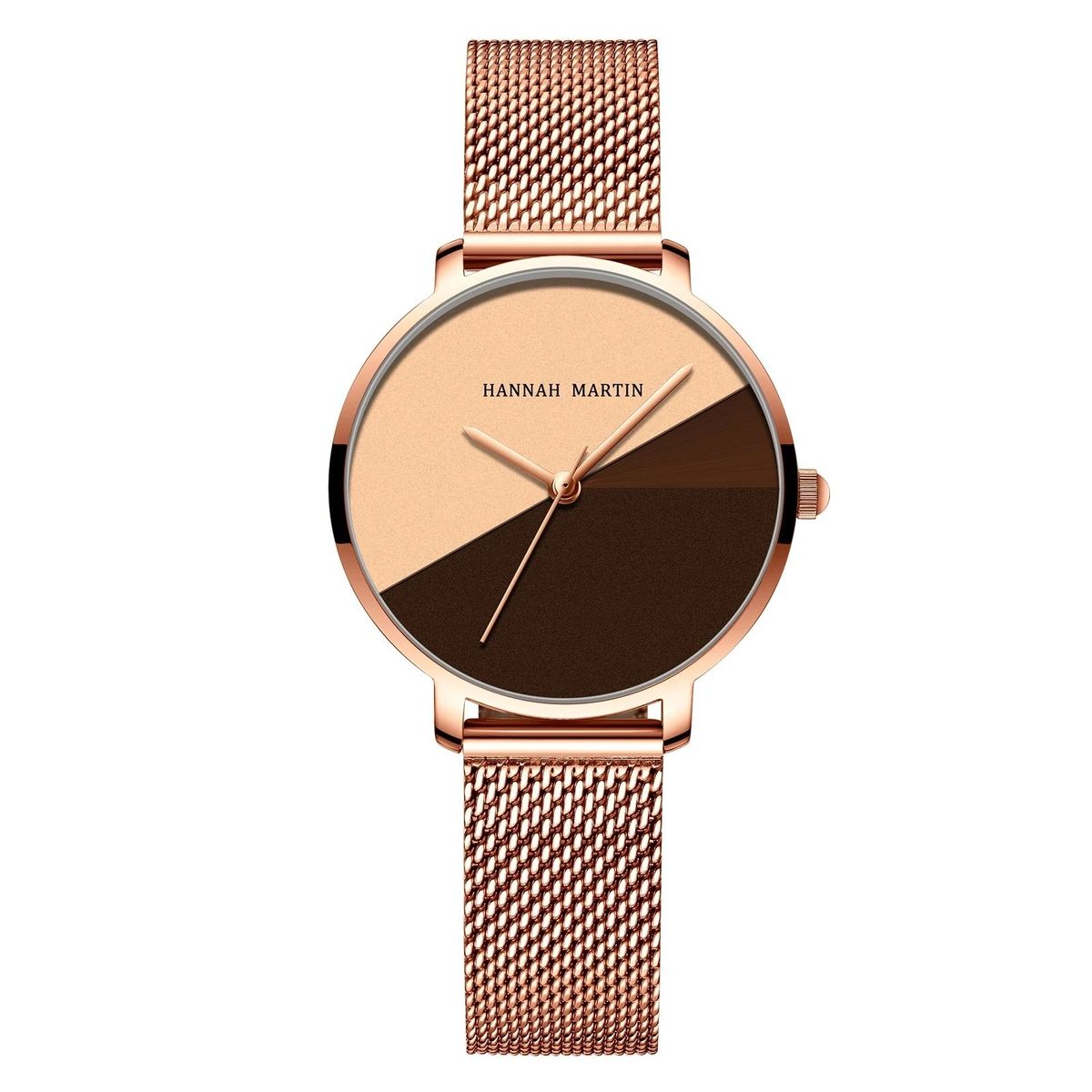 HANNAH MARTIN - RELOJ HANNAH MARTIN ORIGINAL ELEGANTE ORO ROSA  HAN-80